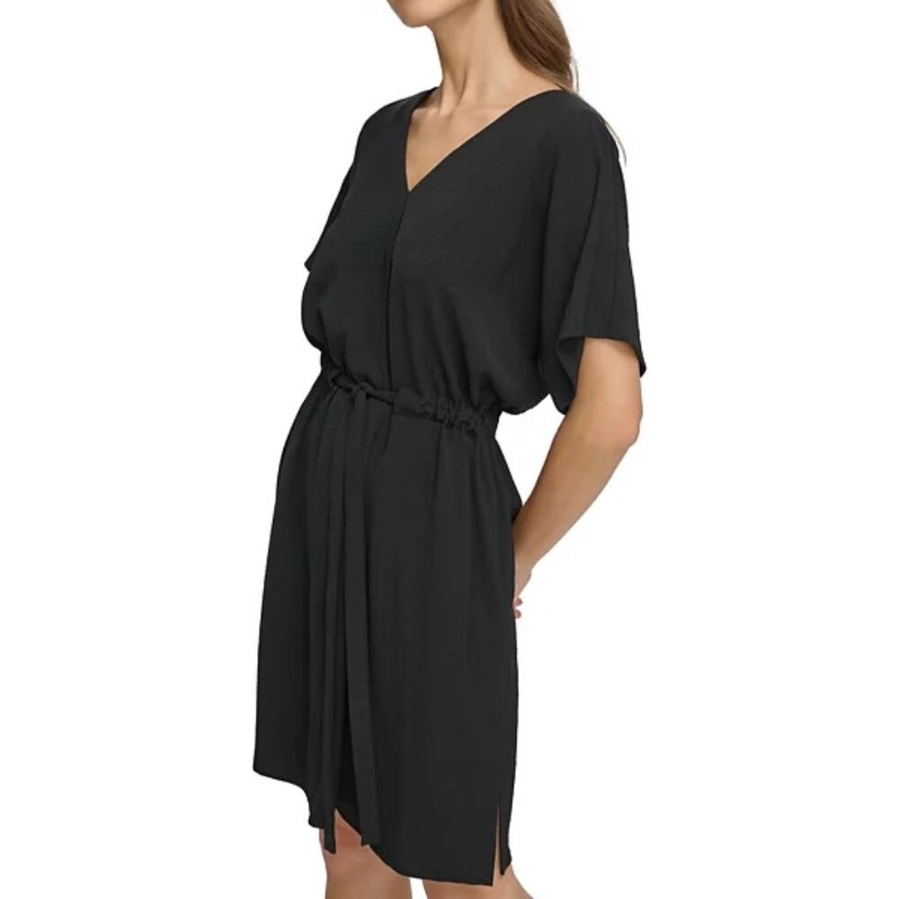 DKNY Tie-Front Dress